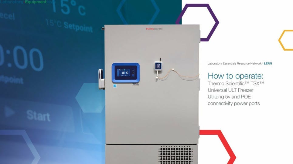 How to operate: Thermo Scientific TSX Universal ULT Freezer Utilizing 5v and POE power ports