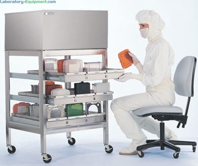 Plastic Cleanroom Storage Cabinets