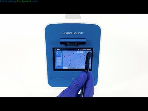 Product overview and user instructions of QuadCount Automated Cell Counter by Accuris Instruments