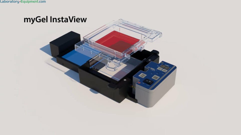 InstaView™ Electrophoresis Systems for real time viewing of DNA separation