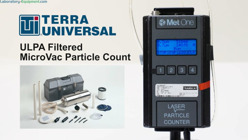 ULPA Filtered MicroVac™ Particle Count