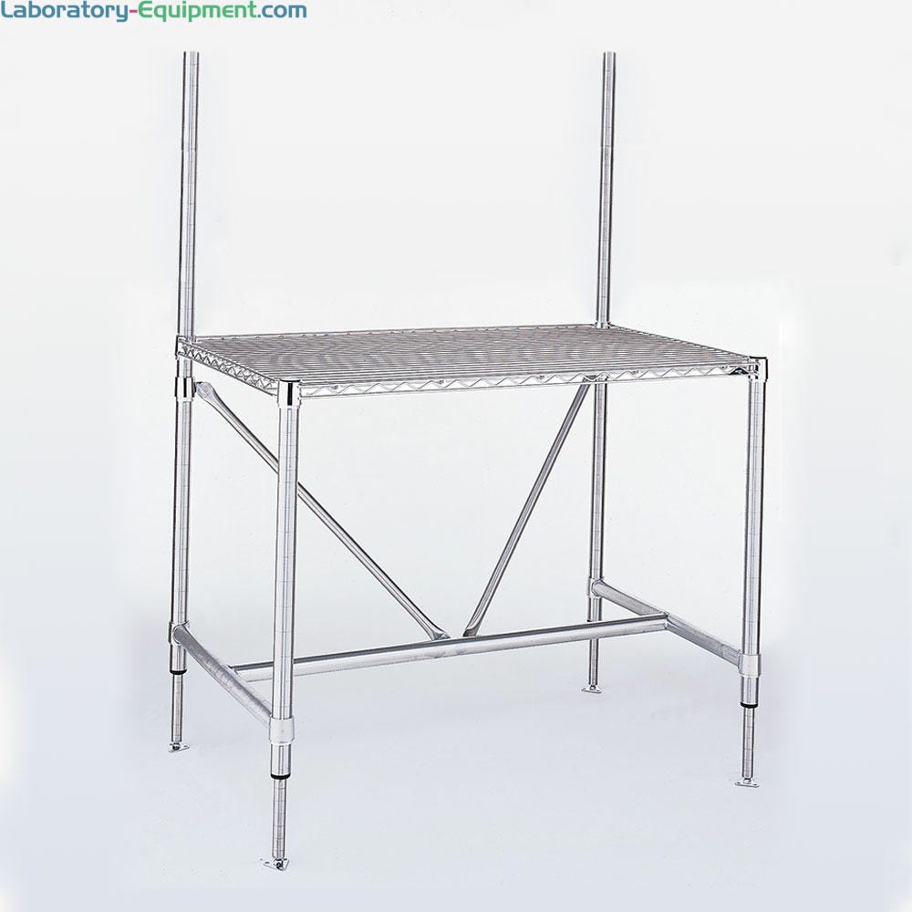 Footrest; ISO 5, 304 Stainless Steel, 18 W x 12 D x 12 H