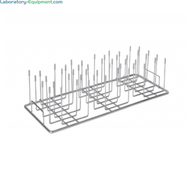 Labconco 304 stainless steel 48-pin Labware Insert #4574200 with silicone tips holds smaller volume wide-mouth labware  |  6927-59 displayed