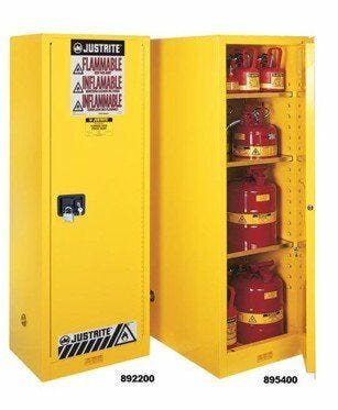 Space-saving chemical storage cabinet  |  1619-97 displayed