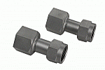 Two adapters M16x1 female to NPT 3/8