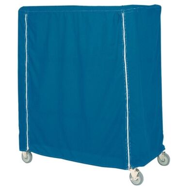 Blue vinyl cart cover for large carts  |  1533-28 displayed