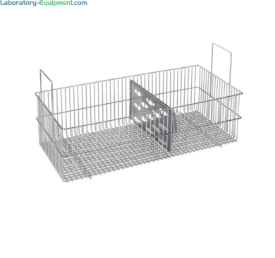 Labconco 304 stainless steel Bulk Tube Insert #4573500 with a capacity of 600 13 mm tubes or 244 20 mm tubes for standard and spindle racks  |  6927-57 displayed