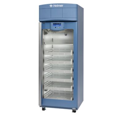 GX i.Series Pharmacy Upright Refrigerators with OptiCool and i.C3 interface include ventilated shelves (1) and drawers (6); 20.2 and 25.5 cu. ft. models  |  6707-42A displayed