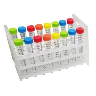 H1000-MR-T15 MAGic Clamp 32 x 15ml Tube Rack by Benchmark Scientific compatible with Incu-Shaker and Orbi-Shaker models  |  2823-05 displayed