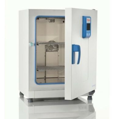 Compact 62L Heratherm Advanced Protocol Ovens by Thermo Fisher Scientific in Gravity and Mechanical convection models feature an adjustable fan  |  3700-96 displayed