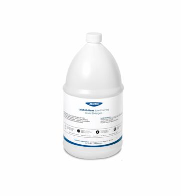 LabSolutions low-foaming liquid detrgent is specially formulated for Labconco glassware washers  |  6921-77 displayed