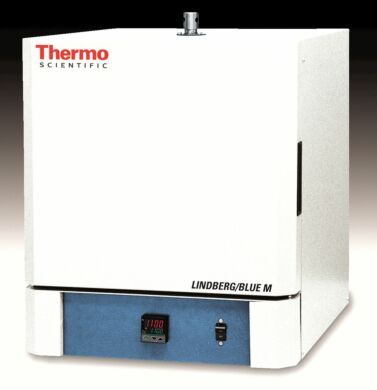 Thermo Fisher Scientific Lindberg/Blue M Moldatherm Box Furnaces with a 100°C to 1100°C range and double wall construction minimize exterior surface temperature  |  1722-PP-02 displayed