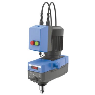 The RW 47 Digital Overhead Stirrer offrs 200 liter capacity and high torque with motor overload protection for highly viscous applications  |  6927-23 displayed