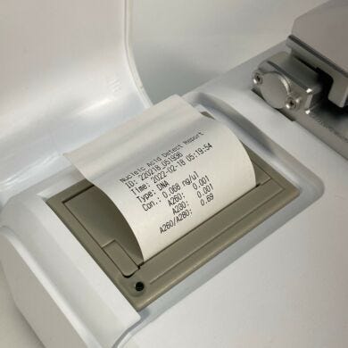 The extra paper roll for the SmartDrop internal printer includes a pack of 3 rolls