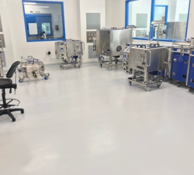 Steri Floor Coatings reduces the risk of contamination and increases a sterile environment  |  1017-58 displayed