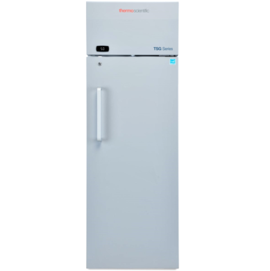 12.0 cu. ft. TSG1205SA Solid Door Lab Refrigerator by Thermo Fisher Scientific with a 2–8°C temperature range features insulated doors and heat-free defrost