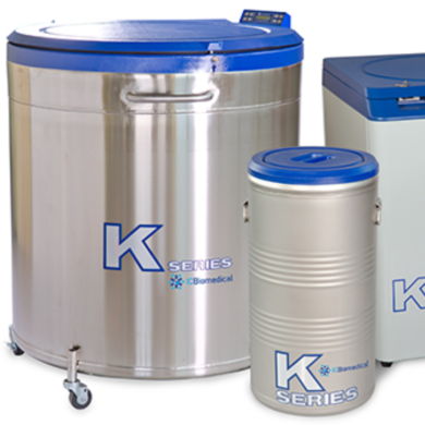 TW K Series 3K model with a 48L LN2 capacity and a 38K model with a 590L capacity feature intuitive touch controls and digital controller on 38K model