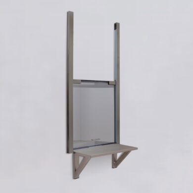 Vertical Sliding Convenience Windows include a 12