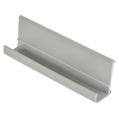 White plastic shelf marker for InterMetro carts and shelving  |  1302-52 displayed