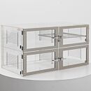 Desiccator; Adjust-A-Shelf™, Acrylic, 4 Chambers, 46