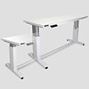 Work Station, Cleanroom, ErgoHeight®; Static-Dissipative Laminate, Solid Top, 96