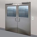 Door, Pre-Hung; Automatic Double Swing, 72