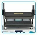 Rack for up to 3 microplatesor 96-well microtube racks