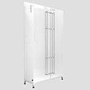 Desiccator; Double Solid Doors, Powder-Coated Steel, 48