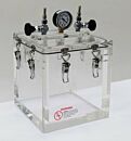 Vacuum Chamber; Benchtop, Acrylic, 7