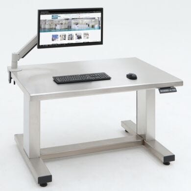 Cleanroom Heavy Duty Table - Solid Top - Benchmark Products