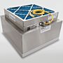 Room-side replaceable EC Fan Filter Unit is serviced in minutes without ceiling breach or cleanroom shut-down; all-stainless steel construction  |  6601-22B-URSS-EC displayed