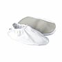 Uniform Technology offers white or light blue reusable shoe covers at an affordable price  |  4953-57A displayed