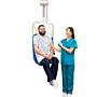 Compatible with GoLift patient handling systems, S-XL polyester and mesh slings with or without head support safely transfers hospital or home health patients