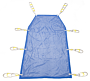 Customized on demand patient lift slings compatible with GoLift patient handling systems; polyester and mesh slings in S-XL sizes