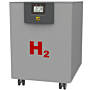 HG Pro 4000 PEM Hydrogen Generators by LNI Swissgas with a 4000 cc/min flowrate, a 16 bar (232 psi), a 20L tank, a multilayer PEM cell and a high pressure GLS  |  7200-PP-03 displayed